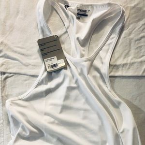Fundamental stringer - white Large - gymshark tank
